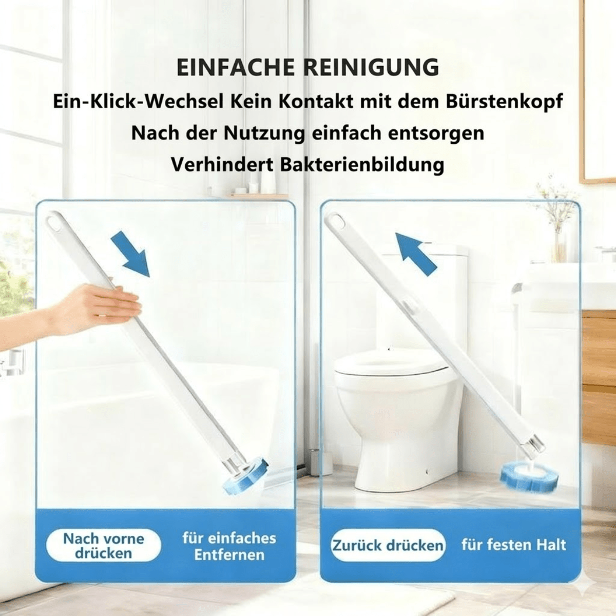 PureFlush™ – WC - Reinigung ohne Kontakt - Klarwen