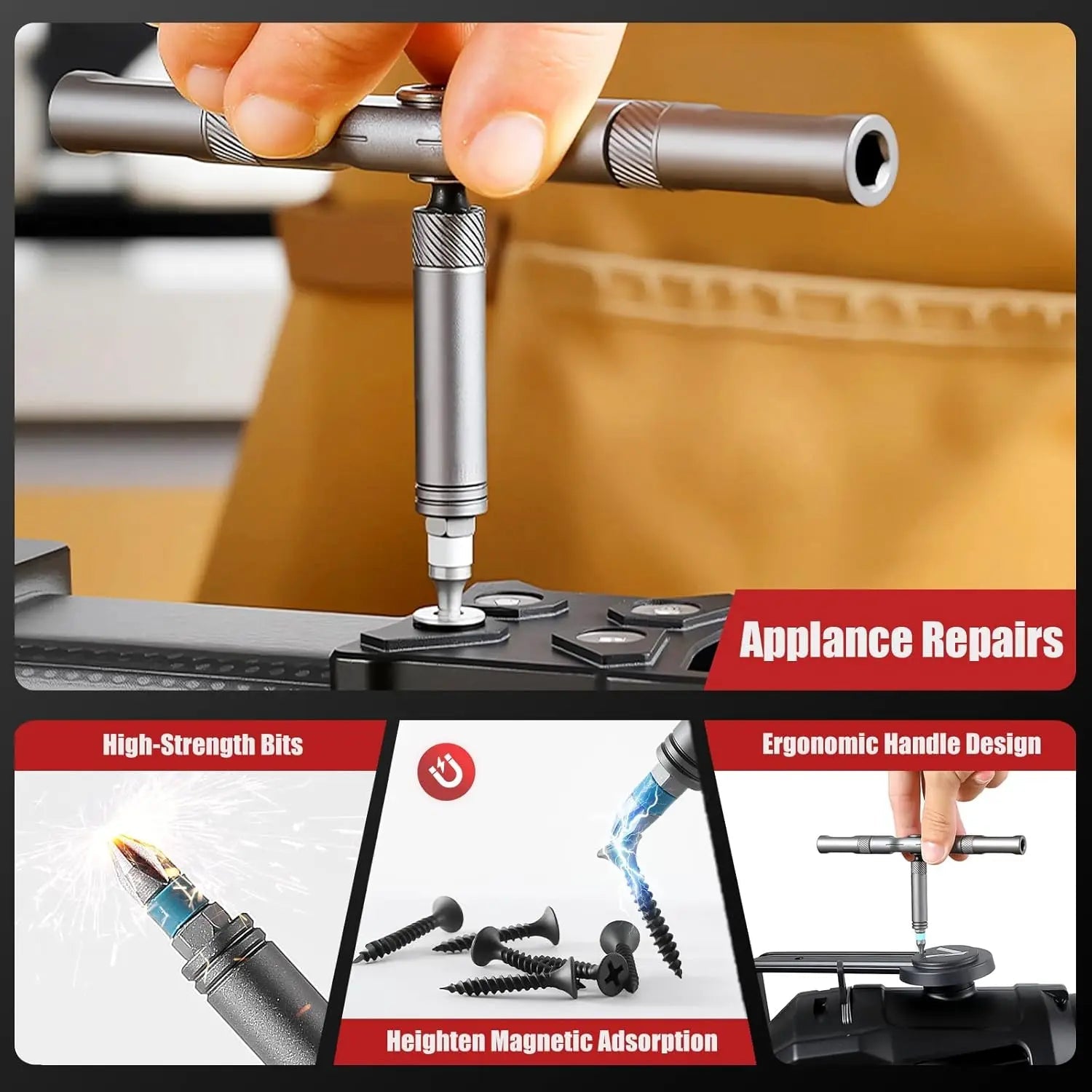RatchetPro™ – 24 - in - 1 Ratschen - Schraubendreher Set mit Magnetbits - Klarwen