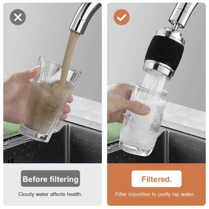 Rotatex™ – Drehbarer Mehrzweck - Wasserhahnfilter | 50% Rabatt - Klarwen