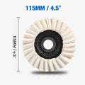 SmoothBuff™ – Wollfilz - Lamellen - Polierscheibe | 1 + 2 Gratis - Klarwen