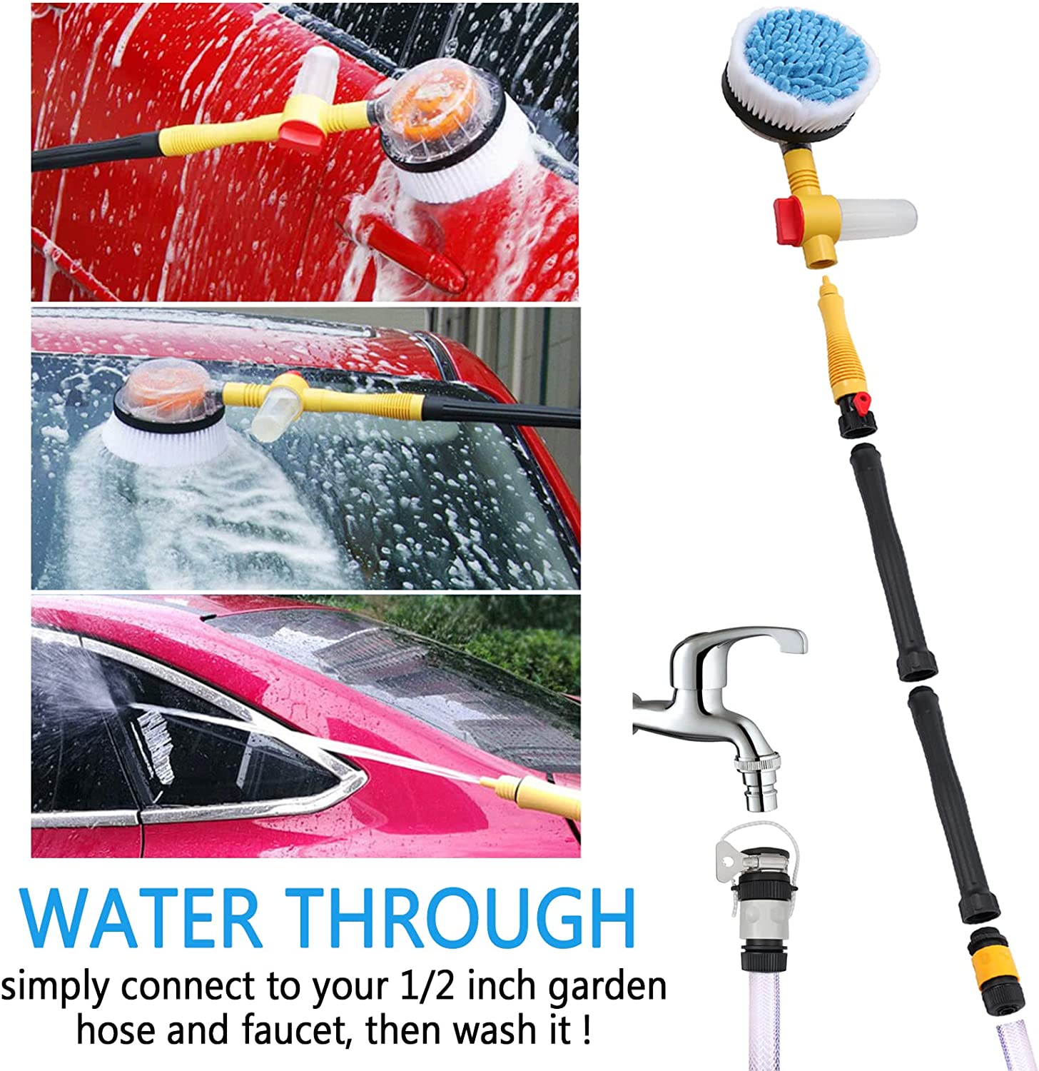 SpinClean™ - Neu selbstdrehende Autowaschlappen - unitmotor [50% Rabatt] - Klarwen