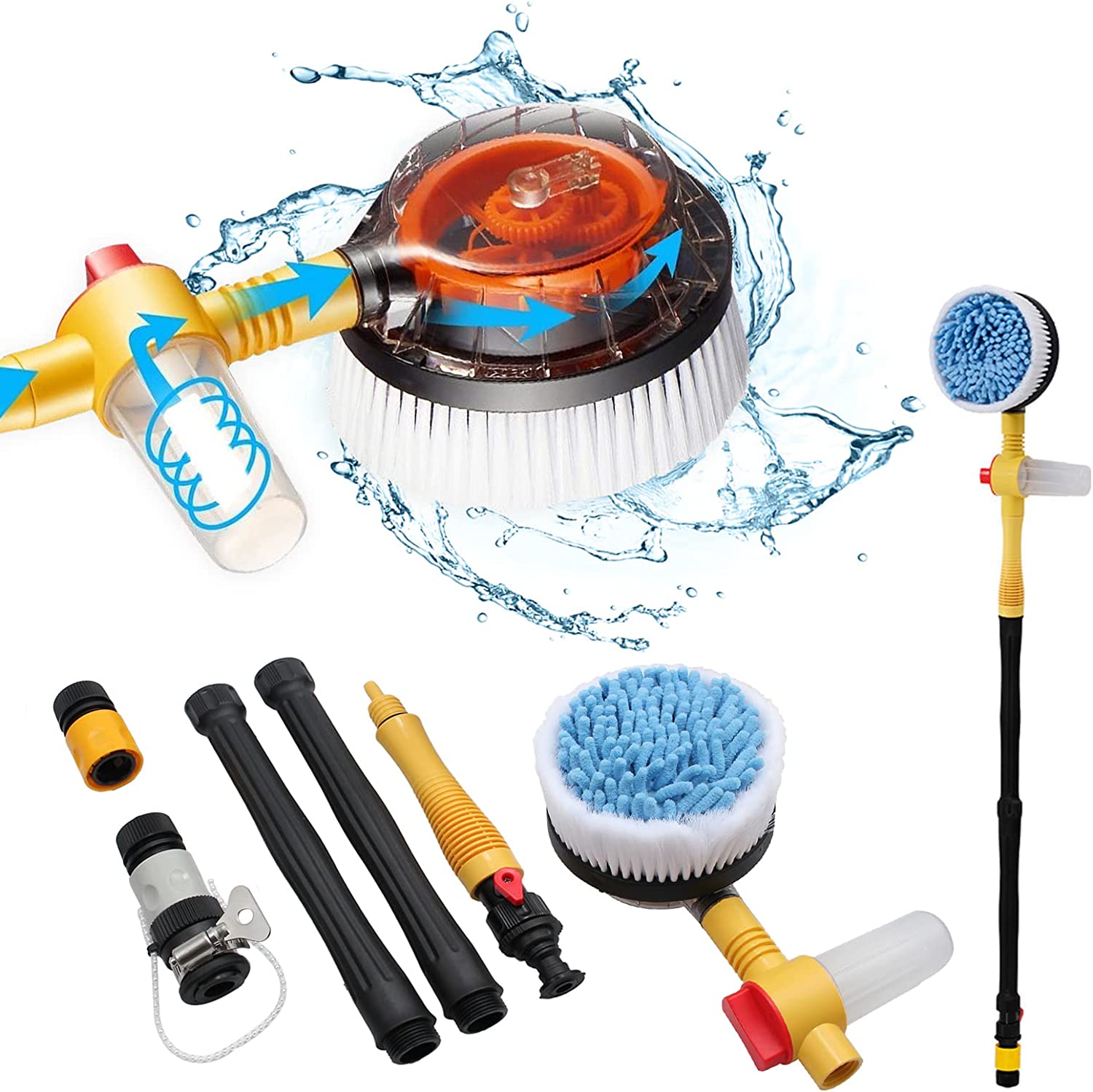 SpinClean™ - Neu selbstdrehende Autowaschlappen - unitmotor [50% Rabatt] - Klarwen