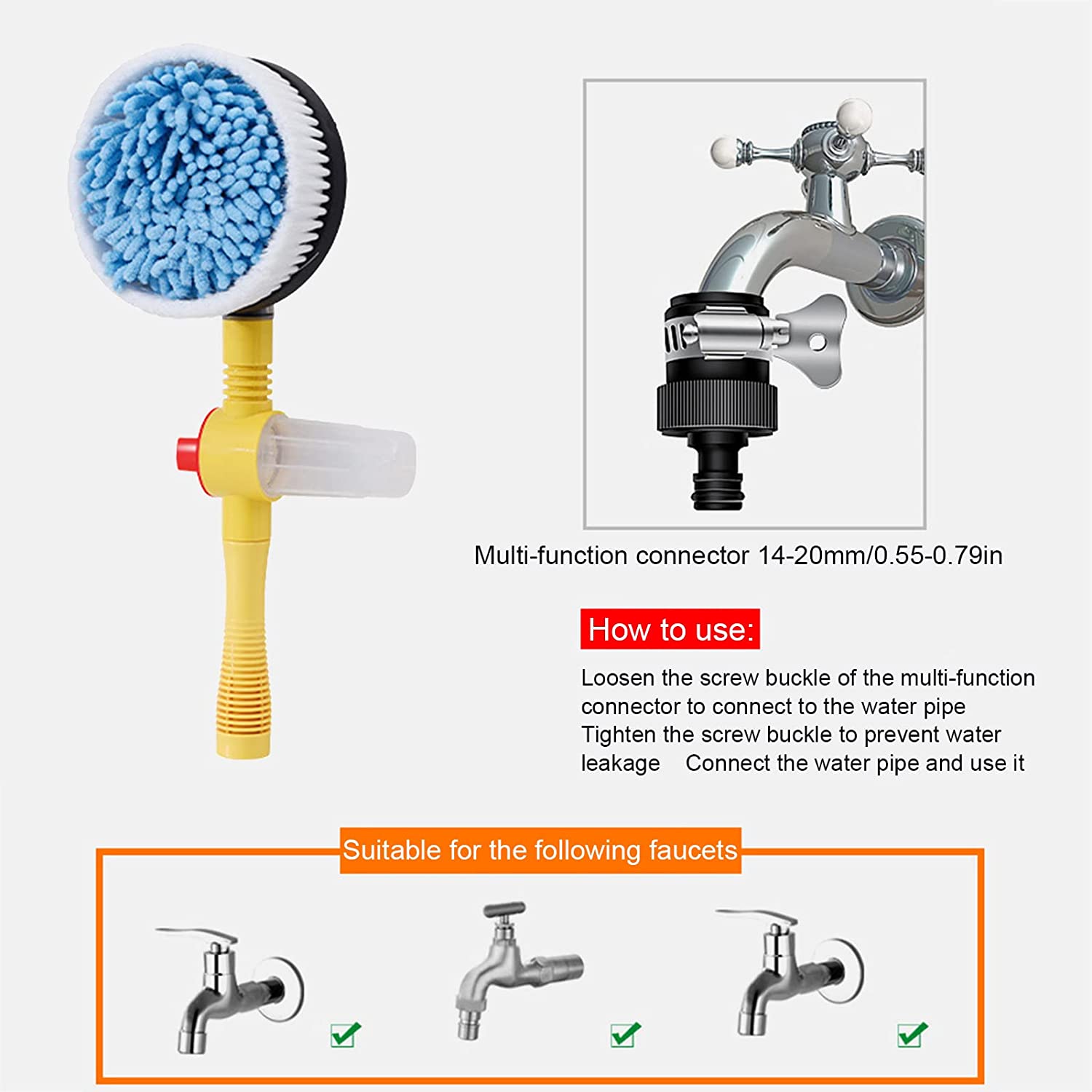 SpinClean™ - Neu selbstdrehende Autowaschlappen - unitmotor [50% Rabatt] - Klarwen