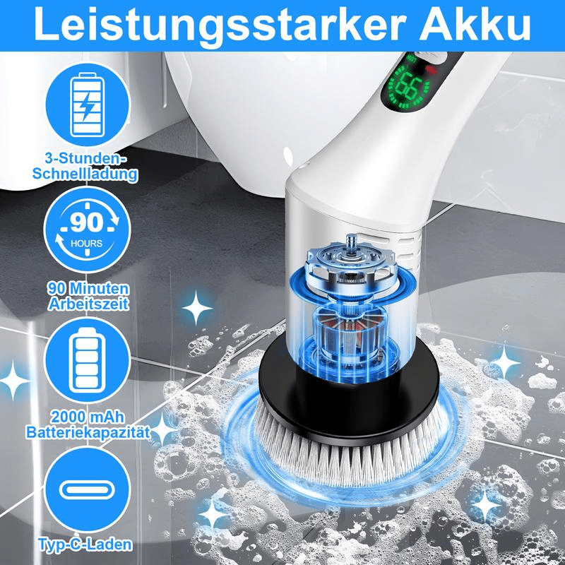 SpinMop™ – Elektrische Reinigungsbürste - Klarwen