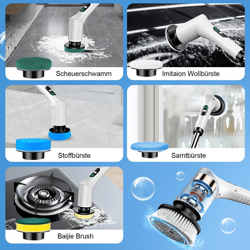 SpinMop™ – Elektrische Reinigungsbürste - Klarwen