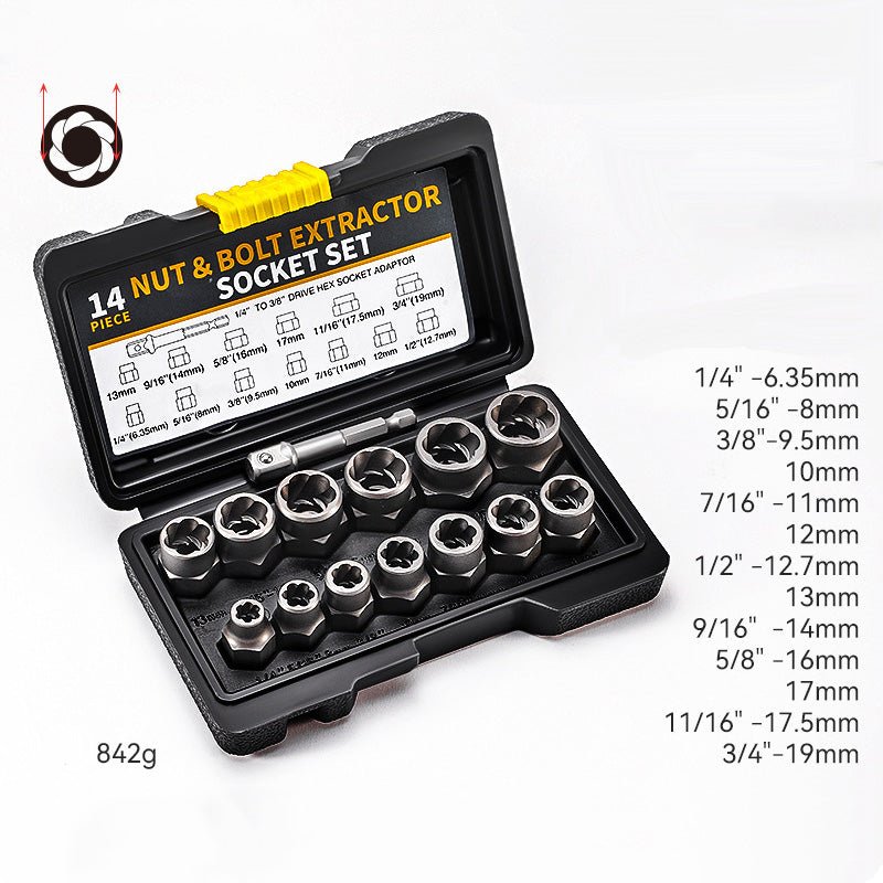 BoltXtract™ – Schrauben - und Bolzen - Entferner - Set - Klarwen