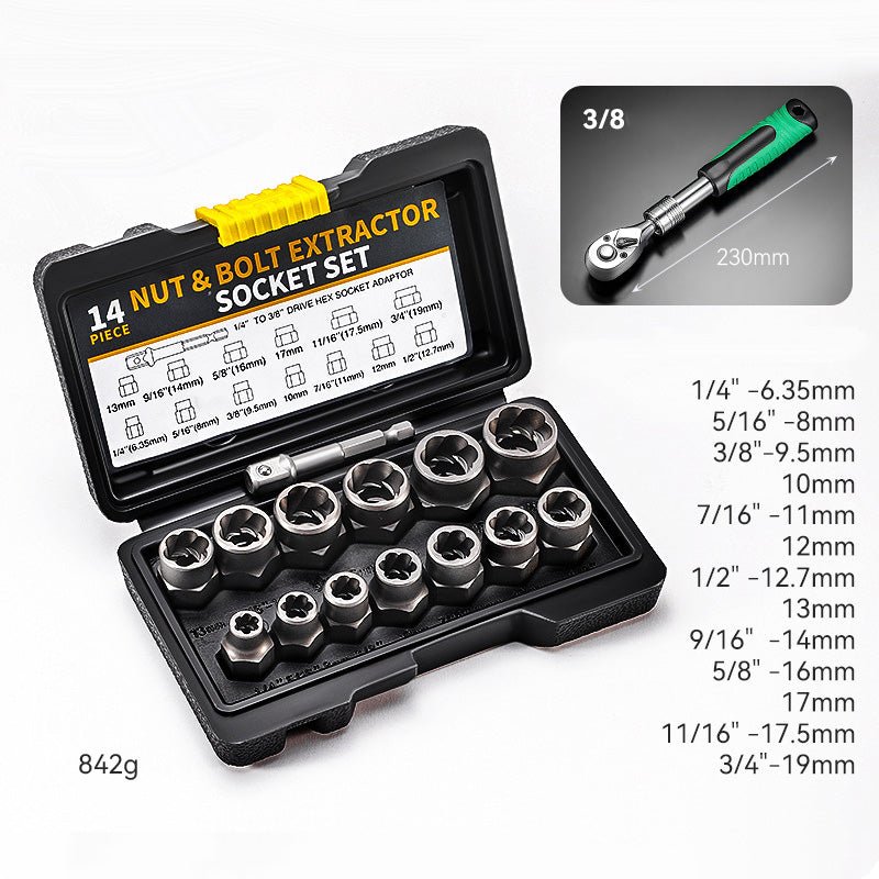 BoltXtract™ – Schrauben - und Bolzen - Entferner - Set - Klarwen
