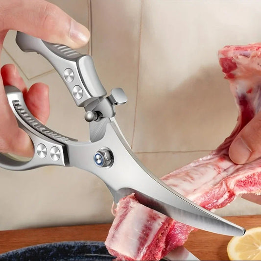 SteelEdge™ – Multifunktionale Edelstahl - Küchenschere für Fleisch & Knochen - Klarwen