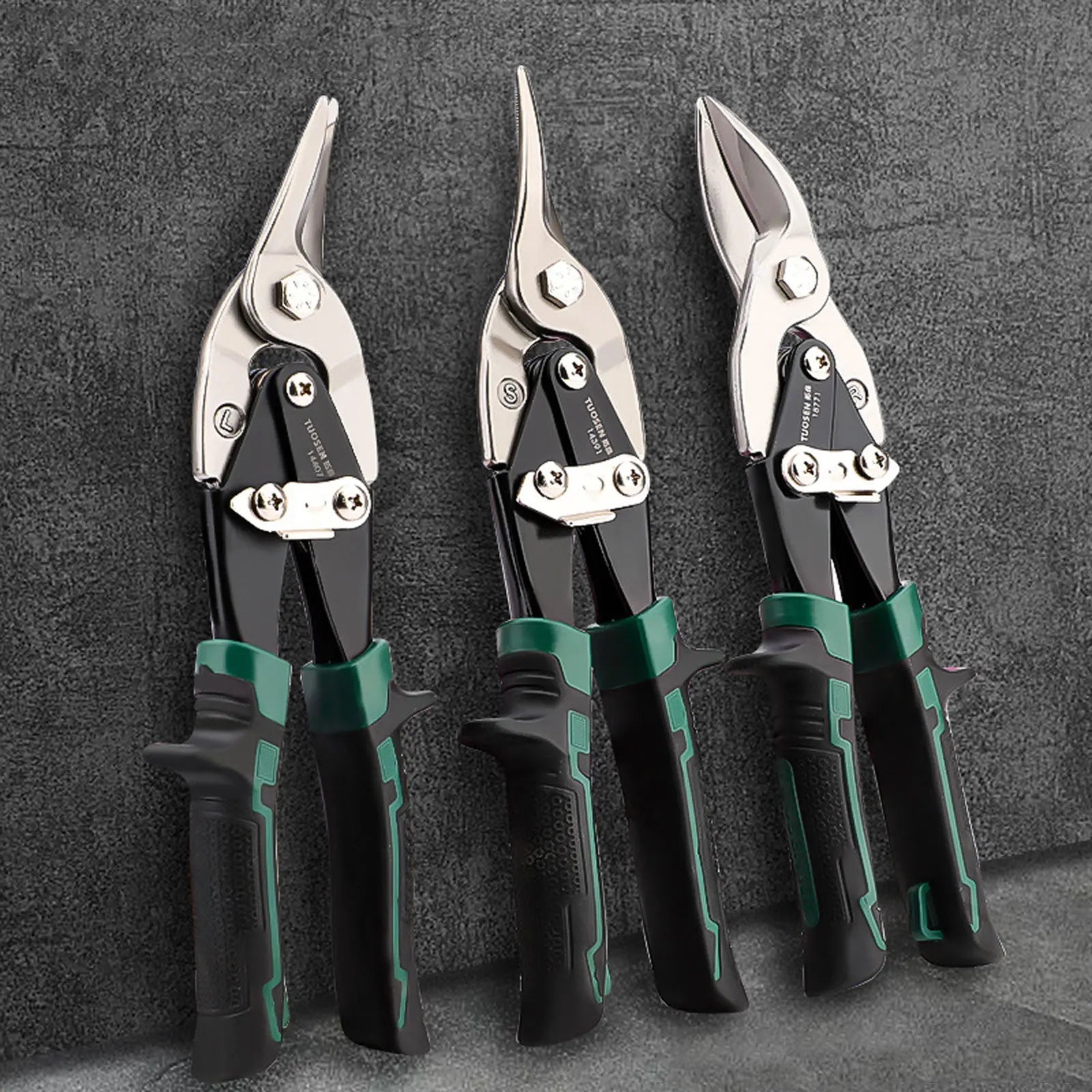 SteelWing™ – Industrie - Blechschere aus Chrom - Vanadium für präzise Metall - und Stahlzuschnitte - Klarwen