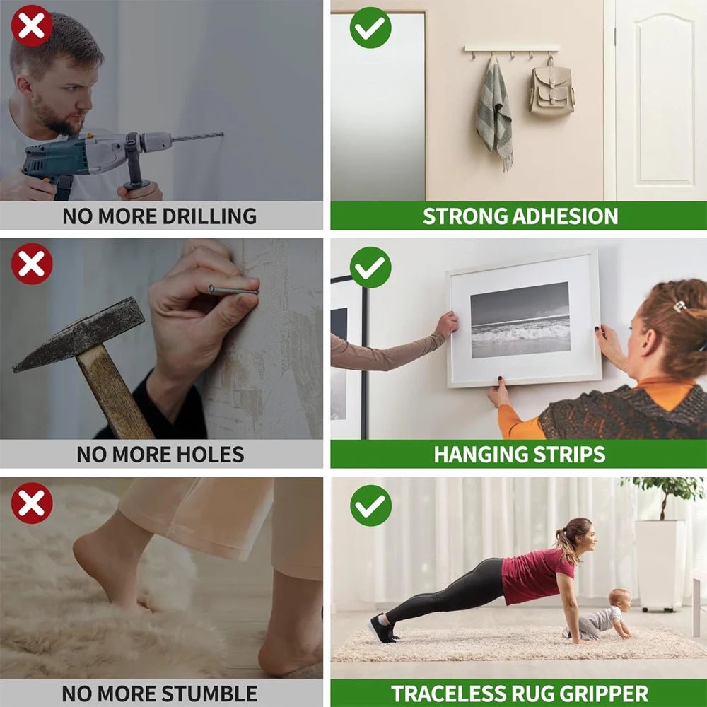 StickFix™ – Wiederverwendbares Nano - Klebeband - Klarwen