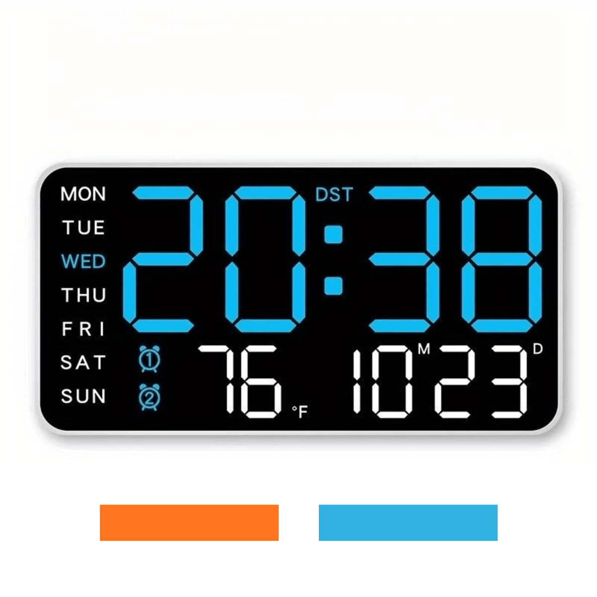 TimeGlow™ – LED Digitaluhr - Klarwen