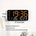 TimeGlow™ – LED Digitaluhr - Klarwen