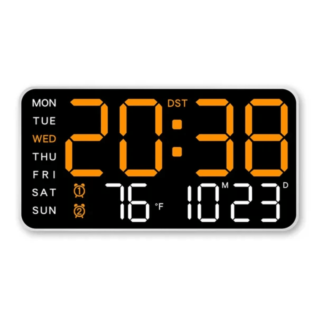 TimeGlow™ – LED Digitaluhr - Klarwen