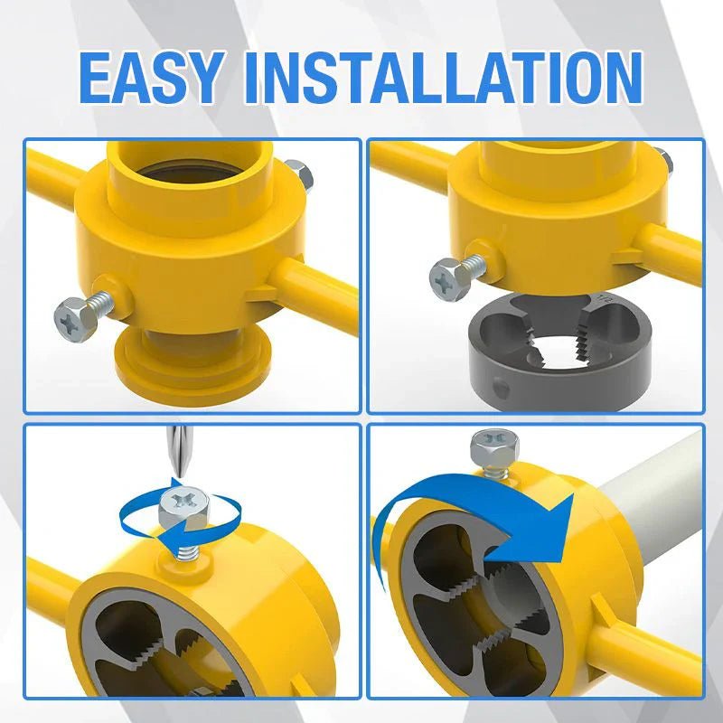 ToolThread™ – 6 - teiliger Präzisionsgewindesatz für Kunststoffrohre | 50% Rabatt - Klarwen