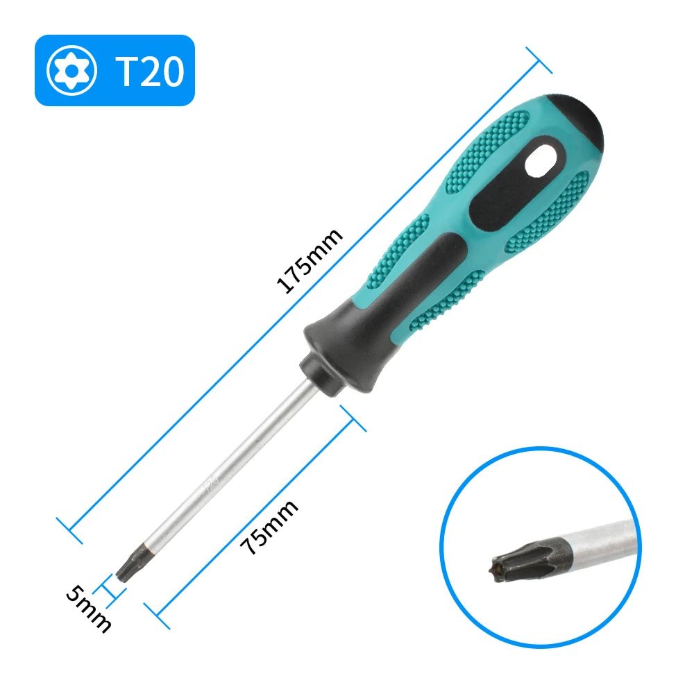 TorqMaster™ – Magnetischer Torx - Schraubendreher (T5–T30 Varianten) - Klarwen