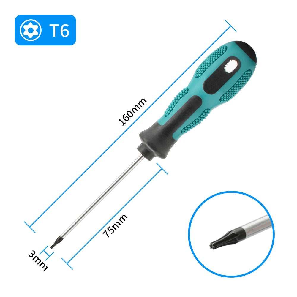 TorqMaster™ – Magnetischer Torx - Schraubendreher (T5–T30 Varianten) - Klarwen