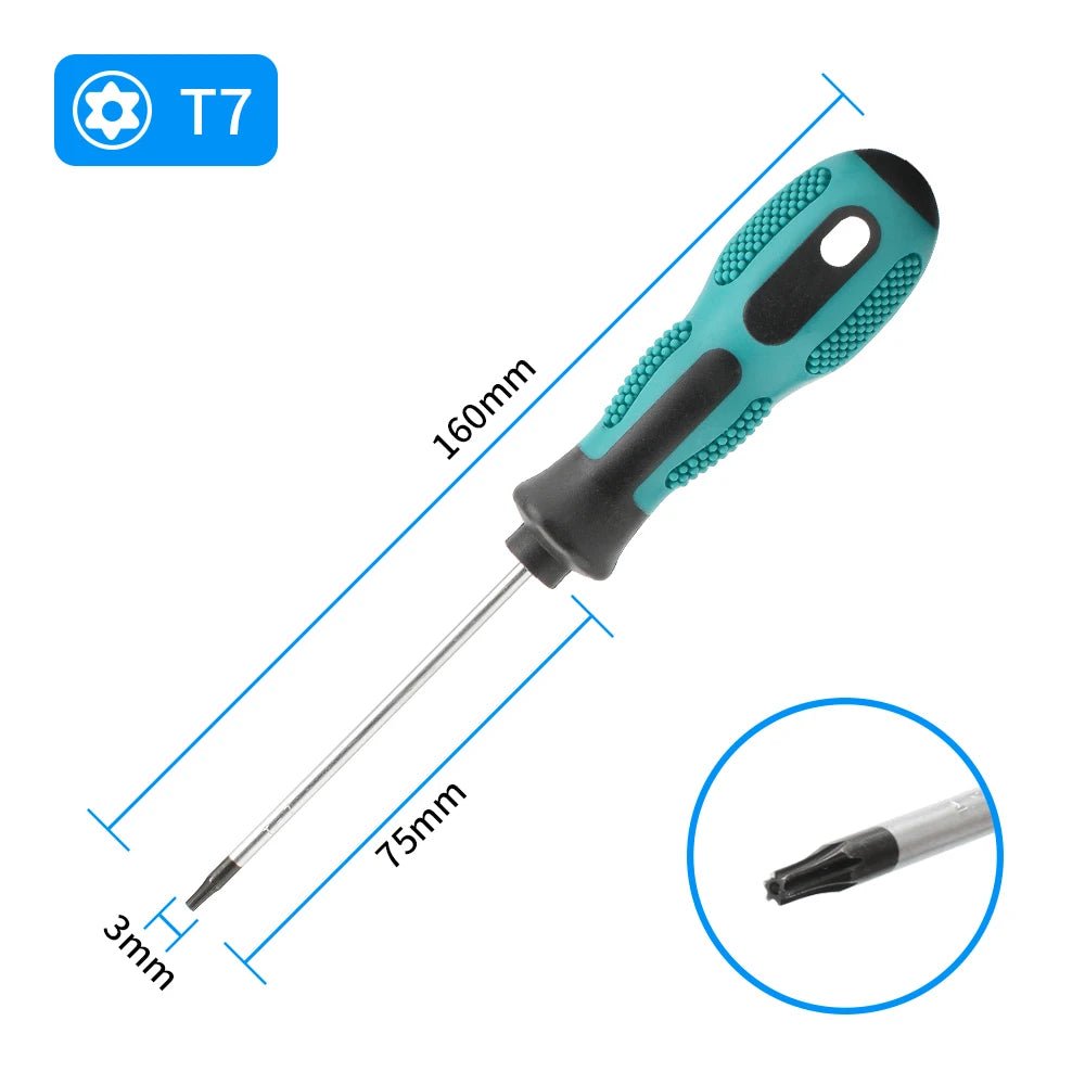 TorqMaster™ – Magnetischer Torx - Schraubendreher (T5–T30 Varianten) - Klarwen