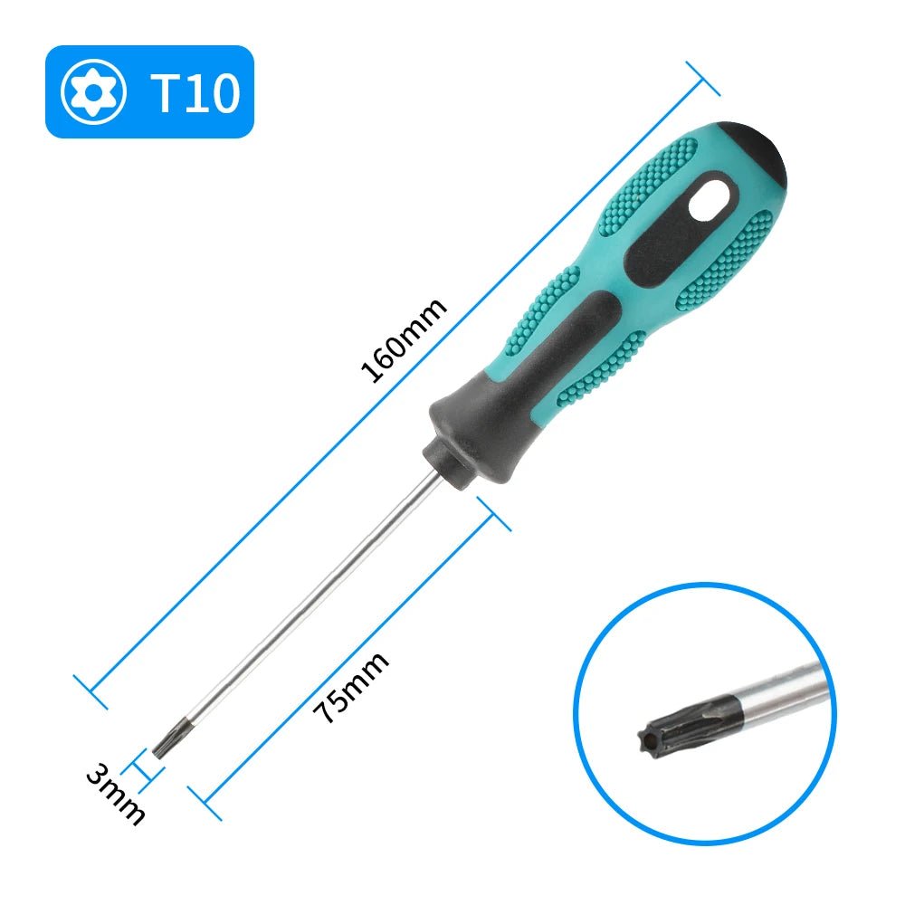 TorqMaster™ – Magnetischer Torx - Schraubendreher (T5–T30 Varianten) - Klarwen