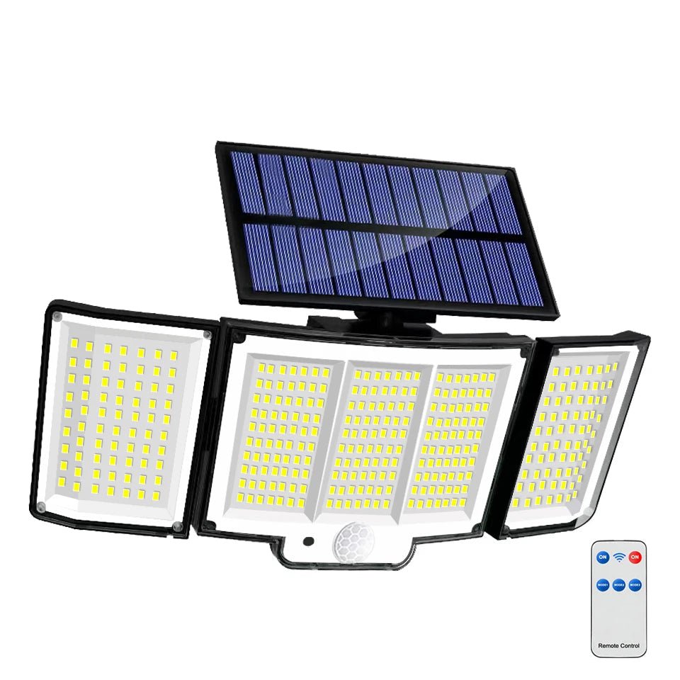 TriLux™ – Dreifach - Solarstrahler mit Bewegungsmelder - Klarwen