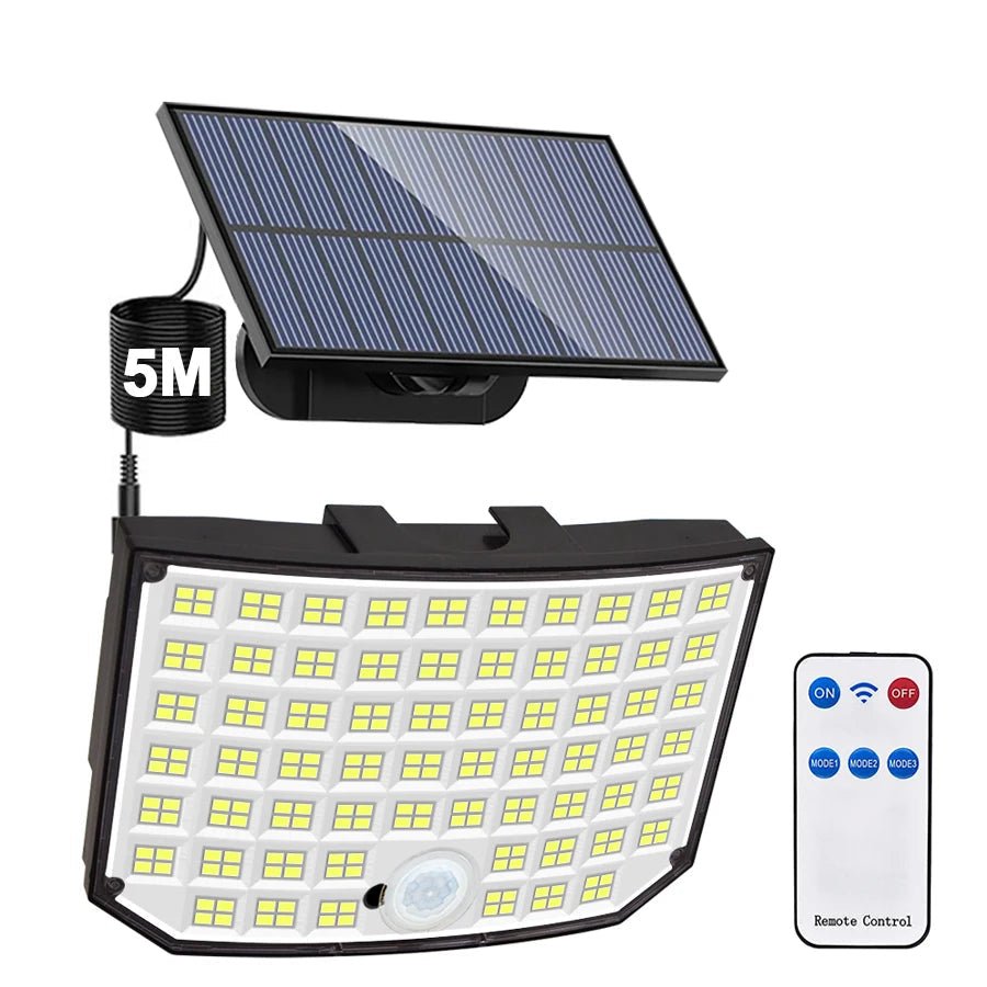 TriLux™ – Dreifach - Solarstrahler mit Bewegungsmelder - Klarwen