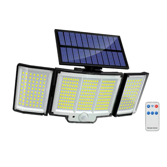 TriLux™ – Dreifach - Solarstrahler mit Bewegungsmelder - Klarwen