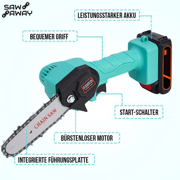 TrimMate™ – Kabellose Mini - Elektrokettensäge | 50% Rabatt - Klarwen