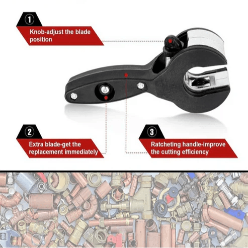TubeTool™ – Ultimativer Ratschenschneider für Rohre | 50% Rabatt - Klarwen
