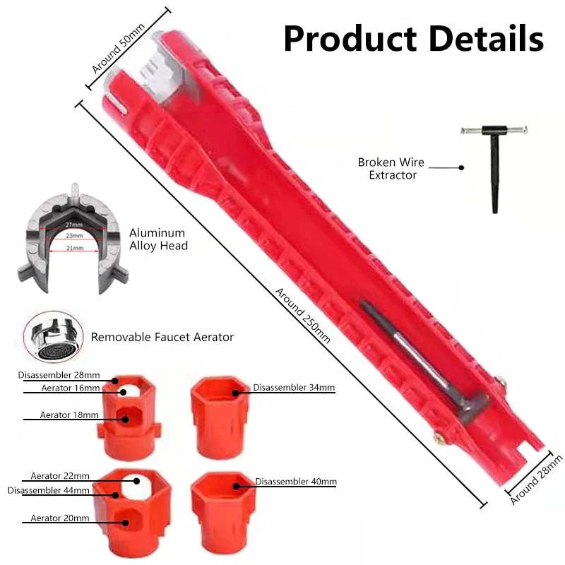 UniClamp™ – 8 - in - 1 Klempnerwerkzeug für Reparaturen | 1 + 1 Gratis - Klarwen