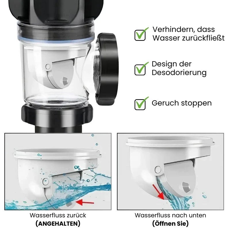 UniPipe™ – Anti Odor Universal - Abflussrohr Für Waschbecken [50% Rabatt] - Klarwen