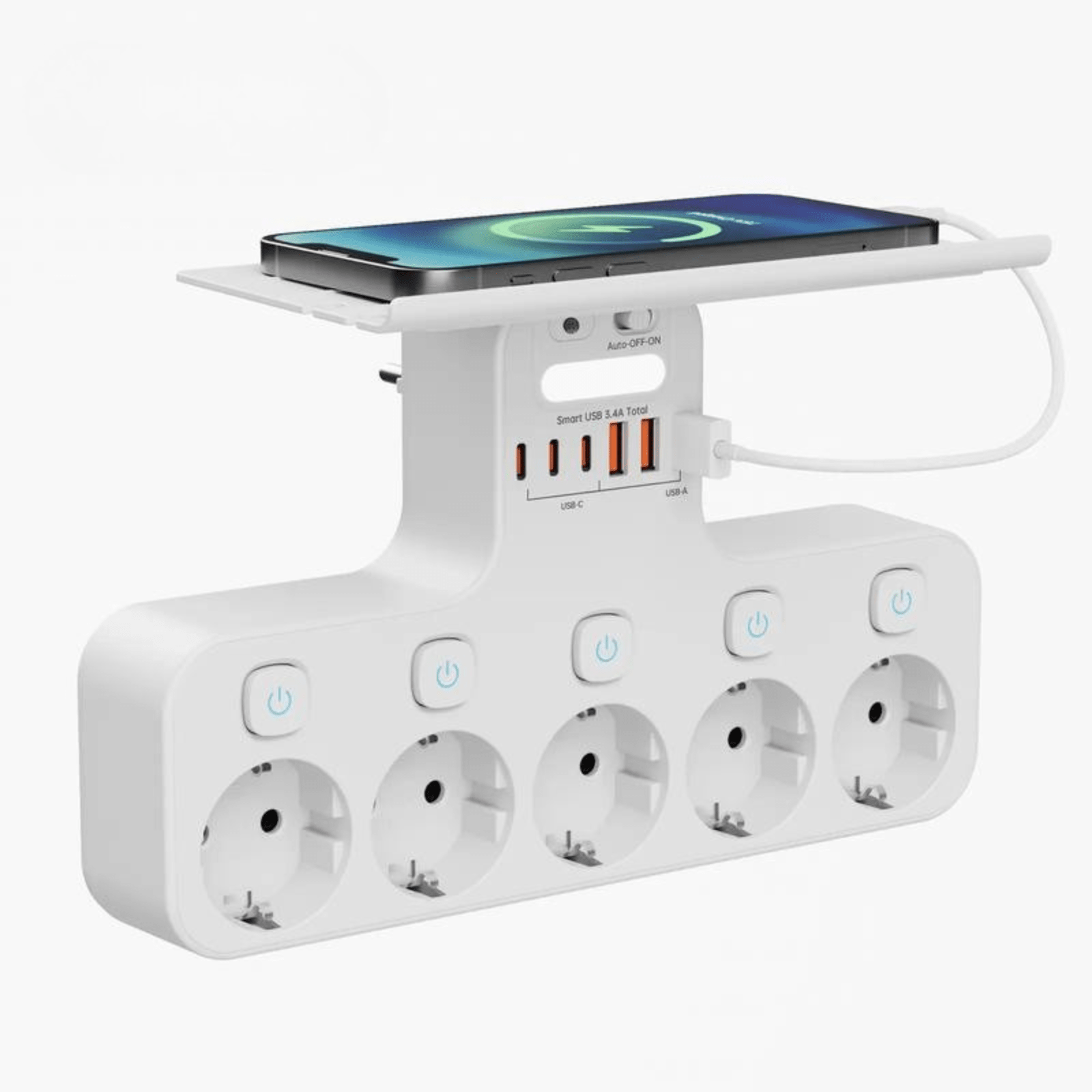 VoltDock™ – Intelligente Steckdosenleiste mit USB - C - Klarwen