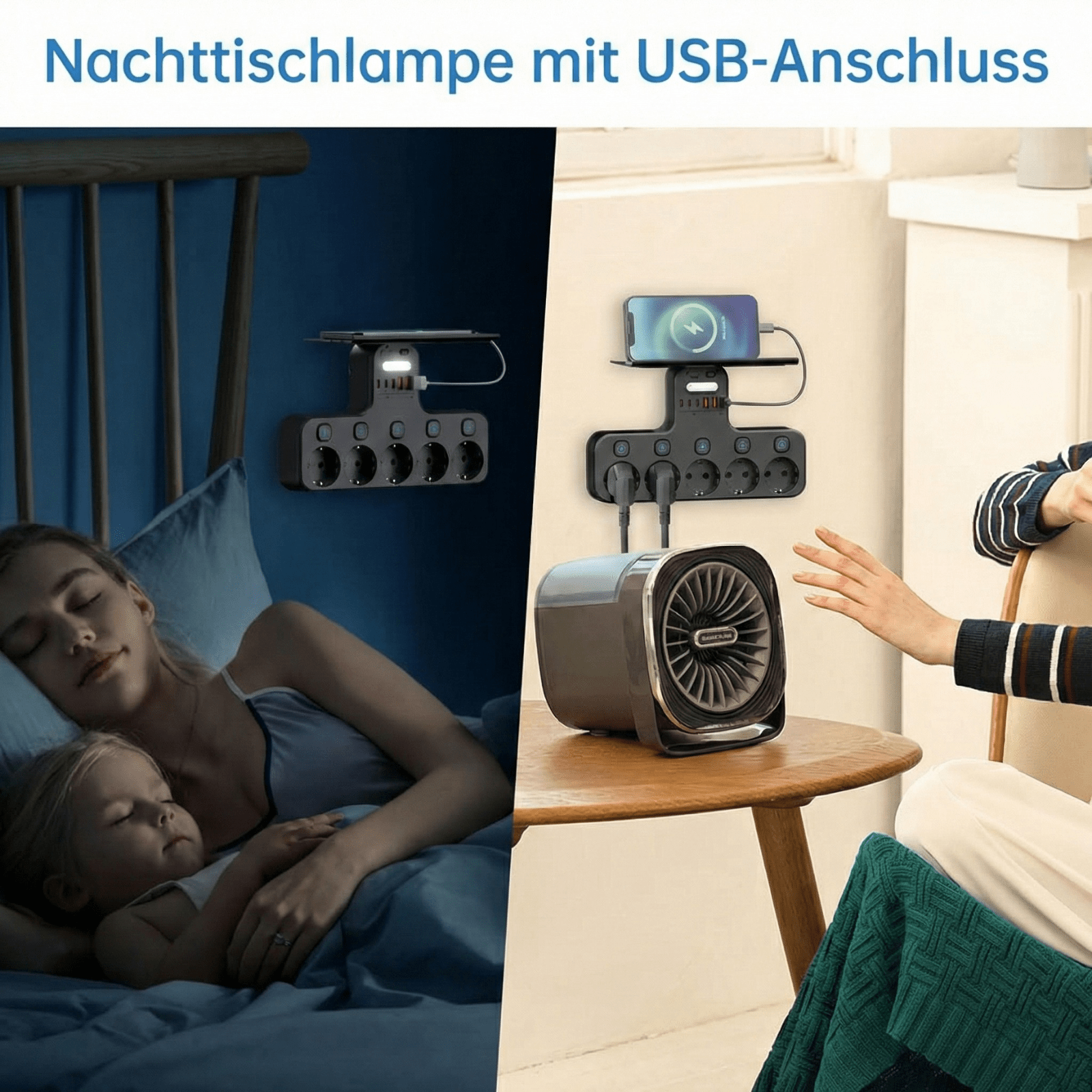 VoltDock™ – Intelligente Steckdosenleiste mit USB - C - Klarwen