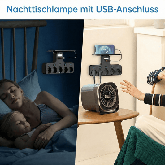VoltDock™ – Intelligente Steckdosenleiste mit USB - C - Klarwen