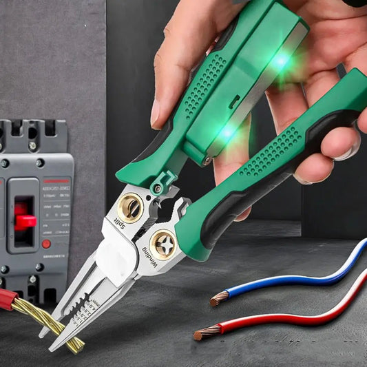 VoltGrip™ – Multifunktionaler Kabelentmantler mit Spannungsprüfer - Klarwen