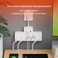 VoltKraft™ – Intelligente 9 - in - 1 Steckdosenleiste mit USB - C - Klarwen