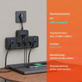 VoltKraft™ – Intelligente 9 - in - 1 Steckdosenleiste mit USB - C - Klarwen