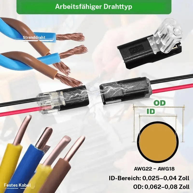 VoltLink™ – Werkzeugloser Schnellverbinder für Kabel - Klarwen
