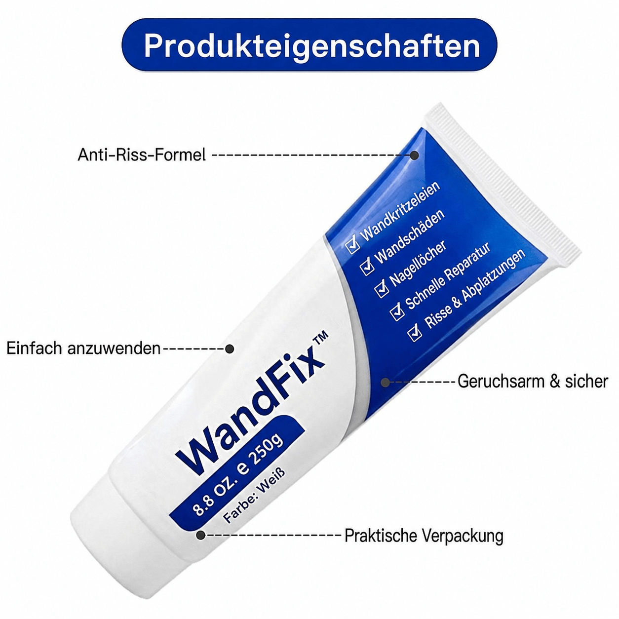 WandFix™ – Reparaturpaste für Risse & Löcher - Klarwen