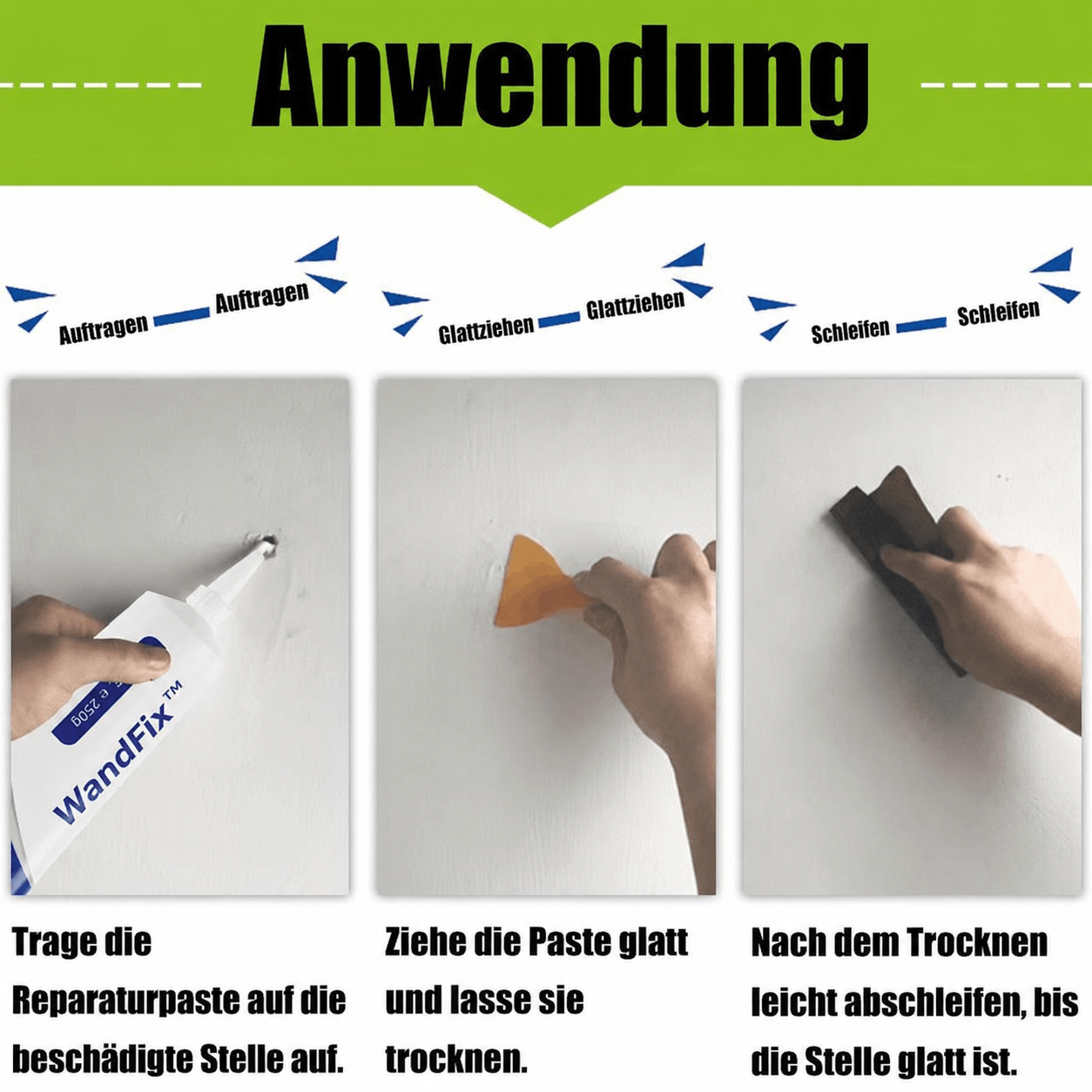 WandFix™ – Reparaturpaste für Risse & Löcher - Klarwen
