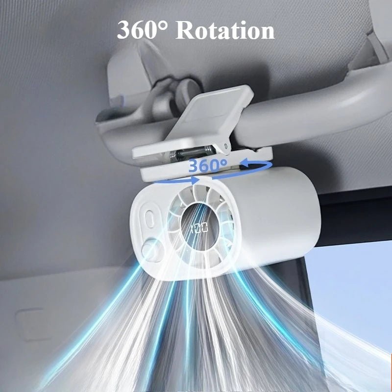 WindFlex™ – 360° USB - Ventilator mit Clip & 100 Windstufen - Klarwen