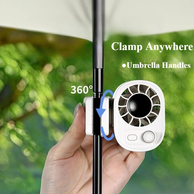 WindFlex™ – 360° USB - Ventilator mit Clip & 100 Windstufen - Klarwen