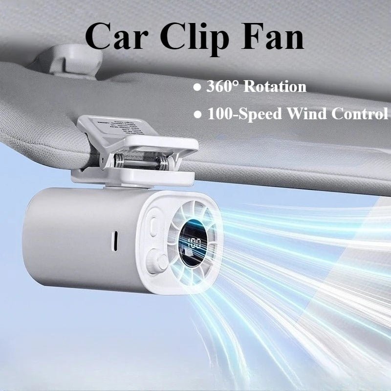 WindFlex™ – 360° USB - Ventilator mit Clip & 100 Windstufen - Klarwen