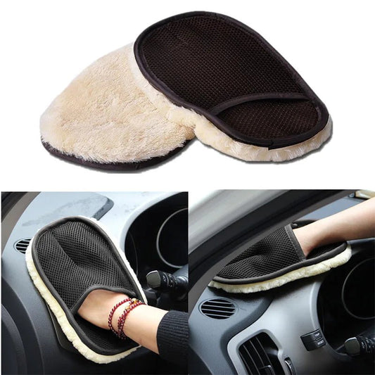 Wollix™ – Sanfte Mikrofaser - Waschhandschuhe für Auto & Haushalt - Klarwen