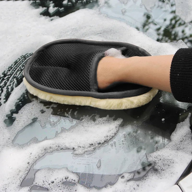 Wollix™ – Sanfte Mikrofaser - Waschhandschuhe für Auto & Haushalt - Klarwen